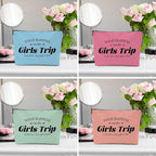 1 Pcs 3 Pcs 4 Pcs Makeup Bag, Girls Trip Gifts Favors Girls Weekend Gifts, Friendship Gifts for Women Bestie Bride