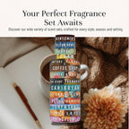 P&J Trading Fragrance Oil Winter Set | Cinnamon, Gingerbread, Sugar Cookies, Harvest Spice, Peppermint, and Christmas Wreath Candle Scents for Candle Making, Freshie Scents, Soap Making Supplies