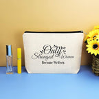 Creative Writer Gift for Women Makeup Bag Write Lovers Inspirational Gift for Writers Novelist Gifts Cosmetic Bag Writer Appreciation Birthday Christmas Thanksgiving Gifts for Author Writers