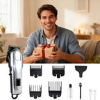2 Pack Hair Clippers for Men Cordless Clippers for Hair Cutting Rechargeable Beard Hair Trimmer LED Display stocking stuffers for men