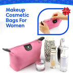 Large Travel Quilted Makeup Bag for Women, Floral Cotton Cosmetic Bag, Coquette Aesthetic Floral Toiletry Organizer Bag