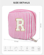 LETGO Gifts for Girls Teen Girl - Pink Preppy Makeup Bag Best Friend Birthday Gifts Teacher Gifts for Women Wedding Gifts Bridesmaid Gifts Daughter Teacher Wife Gifts Teen Girl Gifts R