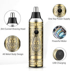 GSKY Hair Clippers for Men Professional,Beard Trimmer Kits & Sets, Cordless Mens Hair Trimmer, Electric Shavers, Haircutting Machine with LED Display, for Barber,for Gifts
