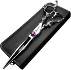 8 X Beauty Scissors High Hardness 400 °C Stainless Beauty heasyoppuheatorimu Thinning Special