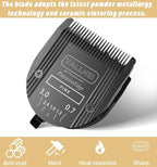 Detachable Adjustable Pet Dog Grooming Clipper 5-in-1 Blade Compatible with WAHL Professional Animal Blade Arco, Bravura, Chromado, Creativa, Figura, and Motion Pet, Dog, and Horse Clippers (Black)