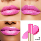 Oulac Moisturizing Shine Lipstick For Women Christmas Set 2PCS, 2 in 1 Tinted Lip Balm for Winter, Hydrated Juicy and Glossy Lip Color for Dry, Cracked and Chapped Lips, Vegan [06+15]