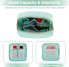 Travel Essentials Makeup Bag for Women Water-resistant Toiletry Organizer Nylon Cosmetic Pouch Preppy Stuff