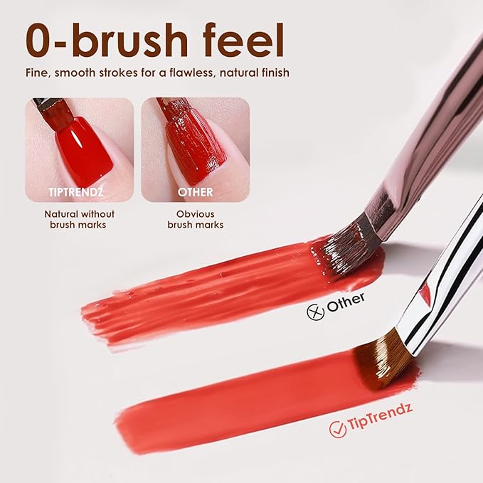 Oblique Head Nail Art Brush for French Tips & Creative Nail Designs, 03