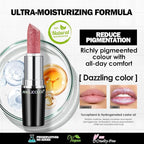 Anglicolor Glitter Halloween Black Lipstick,High Impact Lipcolor,Lightweight Hydrating Formula Smooth and Non-Sticky,Metallic Lipstick For Women,Full-Coverage Lip Color (08 MYSTICISM, 4g)