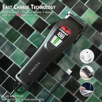 Hair Clippers for Men Professional Hair Trimmer for Men Cordless&Corded Barber Clippers for Hair Cutting & Grooming.Rechargeable Hair Trimmer Kit for Household(Silvery)