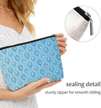6 PCs Inspirational Tennis Makeup Bag, Accessories Gift Cosmetic Bag, Player Graduation Birthday Gifts for Women & Girls Tennis Lovers