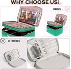 8.8L Makeup Travel Bag Women, Large Cosmetic Case, Makeup Bag Organizer Box Travel-Size Accessories Bottles, Brushes, and Skin Care Products, Toiletry Bag for Women 2.33 GAL