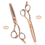 JASON 6" Hair Texturizing Scissors, 23 Teeth Hair Texture Shears Professional Blending Hair Thinning Scissor for Barber, Hairdresser, Stylist, Women and Men, Wing-Shaped Engraving Handle Christmas Gif