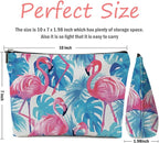 Flamingo Gifts, Flamingo Stuff Makeup Bag, Flamingos Cosmetic Bag Travel Pouch, Animal Lovers Gift for Women Girls Daughter Sisters Coworker Best Friend Friendship Graduation Birthday Gifts