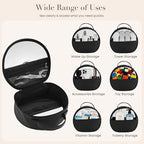 Large Clear Travel Makeup Bag, Waterproof Leak-Proof Toiletry Bag for Women, Simple Large Transparent Cosmetic & Makeup Bag Organizer
