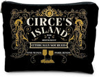 Funny Greek Mythology Circe's Island Makeup Bag, Greek Mythology Gifts, Literature Gifts, Dark Academia Cosmetic Bag Toiletry Bag for Women