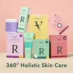 Rael Face Mask Skin Care, Vitamin C Face Masks - Bamboo Facial Sheet Mask, Korean Skincare, with Brightening Vitamin C Serum and Fruit Extracts, All Skin Types (Vitamin C, 5 Sheets)
