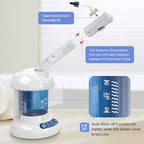 Kingsteam Facial Steamer - Ozone Steamer with Extendable Arm - Professional Nano Ionic Facial Steamer for Deep Cleaning - Portable for Personal Care Use at Home or Salon