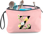 Happy Birthday Friendship Bridesmaid Team Gifts for Employees Women Mom Girl Daughter Teenage Personalized Make up Cosmetic Bag Travel with Mirror Mothers Day Christmas Graduation Z