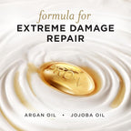 Pantene Pro-V Miracles Conditioner, Extreme Damage Care Regenerative Oil Blend 1 Minute Miracle, Moisturizes, Smooths, Argan & Jojoba Oils, 0% Sulfated Conditioners, Dyes, or Parabens, 10.9 Fl Oz