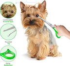 Rounded dog grooming scissors Professional - Sharp Stainless Steel Blades with Colorful Handles, Safe - Easy, Long Lasting grooming scissors for dogs at home (Curved Scissors)