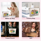 Golden Girls Merchandise Golden Birthday Gifts Friends TV Show Gifts Cosmetic Bag Friendship Gift for Women Friends Fans Sister Bestie BFF Girls Thank You for Being a Friend Funny Zipper Pouch