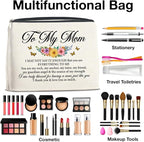 Mom Gifts Makeup Bag Christmas Birthday Thanksgiving Gifts for Mother Mom Cosmetic Bag Zipper Makeup Pouch