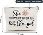Generic Inspirational Gifts for Women & Girls, Positive Affirmation Makeup Bag, Multicolour, Cosmetic Case, Toiletry Bag, Travel Use