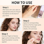 Anti-Dark Spot Liquid Foundation - Collagen Serum Foundation Infused with 2% Niacinamide, High Coverage For A Smooth & Satin Finish, 403 Deep