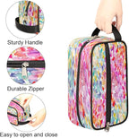 Abstract Art Rainbow Butterfly Travel Toiletry Bag for Women Men Lightweight Cosmetic Makeup Bag Organizer Waterproof Shaving Bag Dopp Kit with Large Capacity for Toiletries and Shaving Accessories