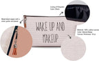 Stylish Makeup Bag Organizer | Perfect 100% Cotton Canvas Cosmetic Bag Ideal for Travel and for Cute Gifts