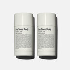 Nécessaire The Deodorant Hinoki | Natural Aluminum Free Deodorant For Women & Men. Extra Strength Treatment with Mandelic Acid. Free of Baking Soda, Ozokerite & Parabens (2x 75 g/2.5 oz)