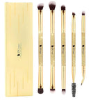 DUcare Eyeshadow Brushes Set Duo End Eye Makeup Brushes Eyeshadow Brush set 5Pcs Travel Concealer Eyebrow Eyelash Eye Liners Blending
