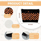 Gothic Skeleton Makeup Pouch - Halloween & Dark Academia Witchy Accessory, Cool Horror Gift for Women
