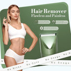 Flyant Bikini Trimmer for Women, 2 in 1 Electric Shaver for Women, Pubic Hair Trimmer Waterproof IPX7 with Led Display for Leg Arm Underarm Bikini Area, Pull Bows Gift Box for Friends (Dark Green)