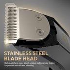Men's Beard Trimmer - All-in-One Trimmer with Precision Dial - Premium Facial Hair Groomer - Adjustable 20 Length Setting, USB Recharge Dock, Cordless Waterproof Wet/Dry Clipper