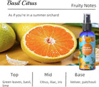 Natural Bedroom Linen Spray Scented Room Mist with Plant Extracts Long Lasting Freshness for Sheets, Pillows & Curtains – 4oz 4Bottle（Cherry Blossom + Citrus + White Peach + Gardenia）