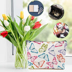 Colorful Butterfly Makeup Bag Cosmetic Bag Butterfly Gifts for Women Girls Friend Bestie Daughter Butterflies Lovers Gifts Travel Organizer Zipper Pouch Graduation Birthday Friendship Gifts