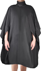 Salon Professional Barber Cape with Multi position Snap Closure Hair Cutting Kits Thin Hairdressing Capes for Unisex 47” * 56”