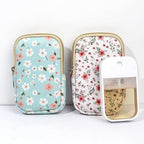 COOKOOKY 2 Pack Hand Sanitizer Spray Case Compatible with Touchland, Hand Sanitizer Holder, Mini Zippered Pouch, Small Makeup Bag for Women Friends Girls Gifts Idea