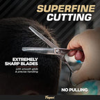 Fagaci Professional Hair Cutting Scissors 6” Japanese Steel for Ultra-Precise Cuts, Thinning Scissors for Texturizing, Extreme Durability Hair Shears, Hair Cutting Barber Scissors