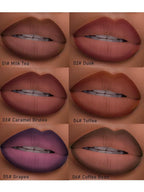 2-in-1 Gradient Lip Liner and Lipstick Lip Combo Set - Achieve Flawless Contour and Gradual Ombre Effect with Easy-to-Use Crayon Form and Cone Tip (03# Caramel brulee, 1 Count (Pack of 1))