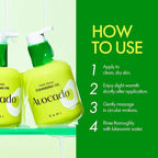 KAHI Heat Deep Cleansing Oil Avocado - Self-Warming Face Oil Cleanser for Blackheads and Waterproof Makeup - Moisturizing Korean Skincare 6.76 fl oz