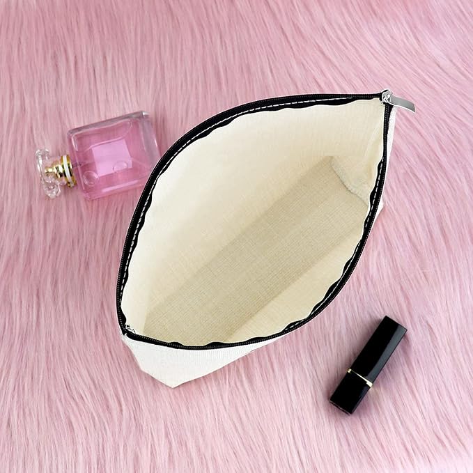 Sfodiary Beauty Themed Makeup Bag Funny Cosmetologist Graduation Gifts for Women Makeup Artist Enthusiasts Lovers Travel Cosmetic Pouch