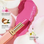 Oulac Moisture Peach Nude Lipstick - 2 in 1 Shimmer Lipstick & Lip Balm, Shimmer Soild Lip Gloss, Lightweight Smooth, Natural Look Best for Dry, Cracked and Chapped Lips, Vegan 2.2g/0.07oz (S05)