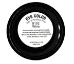 Wine Deep Purple Red Shimmer Pressed Powder Single Vegan Eyeshadow; Talc, Paraben & Cruelty Free