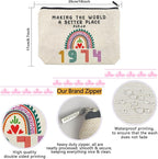 51st Birthday Gifts for Her, Funny 1974 51st Birthday Decorations Makeup Bag, Anniversary 51 Old Year Gift Ideas for Women, Wife, Sister, Mom, Aunt, Cool Cosmetic Travel Bag for Mothers Day, Christmas