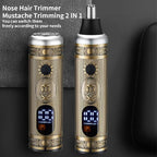 Lanumi Hair Clippers for Men Cordless Hair Trimmer Beard Trimmer/Nose Trimmer Professional T-Blade Trimmer USB Rechargeable Hair Cutting Grooming Kit Barber Clippers Set LED Display