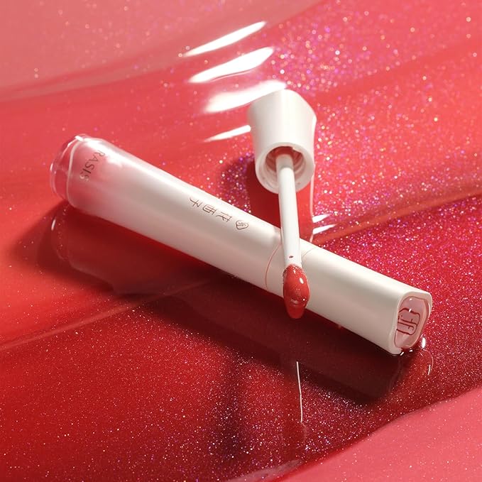 FLORASIS Celestial Luster Lip Gloss Smooth Lipstick Lips Color (03 Sunlit Apricot)