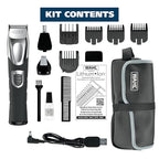Wahl USA Rechargeable Lithium Ion All in One Beard Trimmer for Men with Detail and Ear & Nose Hair Trimmer Attachment – Model 9854-600B